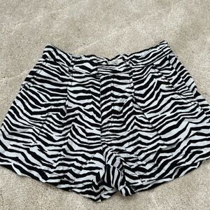 Loft zebra print soft shorts